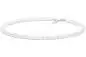 Preview: Perlenkette weiß rund Klassische Choker-Perlenkette weiß rund, 7-8 mm, 40 cm, Verschluss 925er Silber, Gaura Pearls, Estland